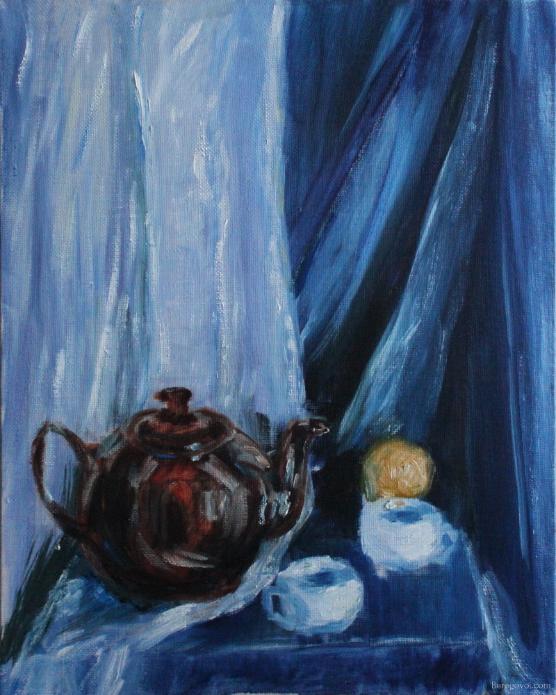Картина "Чай вдвоем", автор Алексей Береговой